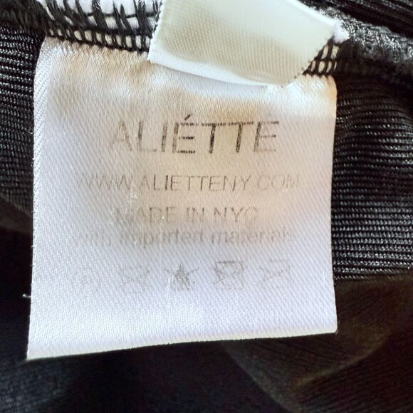 Aliette Black Ruched One Shoulder Asymmetrical Bodycon Sheath Dress -Altered- 6 - Picture 11 of 16